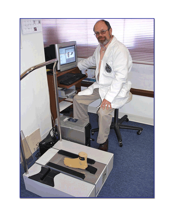robert at digital foot scanner